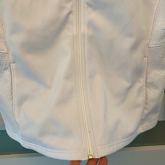 Rossignol fleece lightweight stretch zip jacket- white - Picture 3 of 9